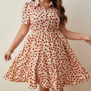 NEW Floral fit and flare dress